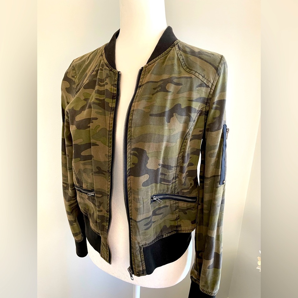 Dear John Camo bomber jacket